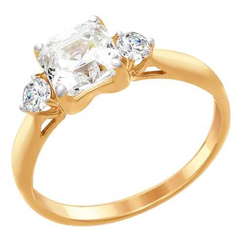 Кольцо женское SOKOLOV из серебра со Swarovski Zirconia 89010101 р.18.5 в Наше Золото