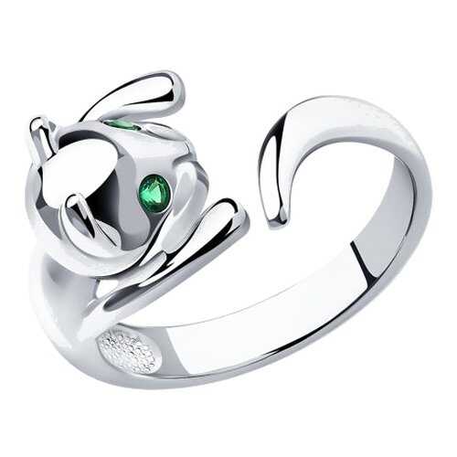 Серебряное кольцо женское «Котёнок» SOKOLOV 94011327 р.16 в Наше Золото