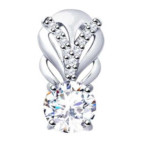 Подвеска SOKOLOV из серебра со Swarovski Zirconia 89030034 в Наше Золото