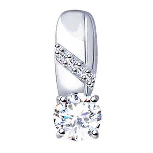 Подвеска SOKOLOV из серебра со Swarovski Zirconia 89030038 в Наше Золото