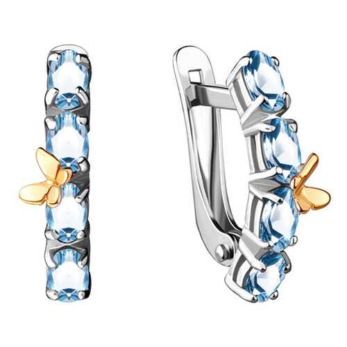 Серьги Aquamarine 4471205.5 в Наше Золото