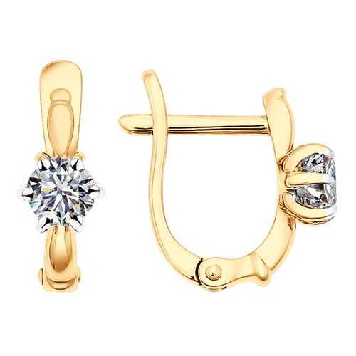 Серьги SOKOLOV из серебра со Swarovski Zirconia 89020079 в Наше Золото